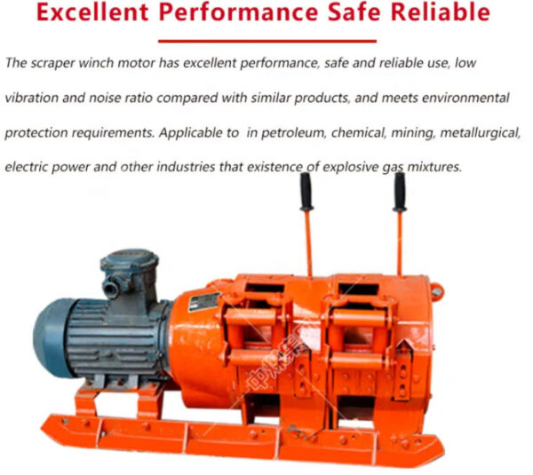 Mining Supplier Dispatch Winch Construction Machinery Scraper Winches Hydraulic Gold Mine Scraper Winch - Image 5