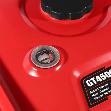 POLO เครื่องปั่นไฟ เบนซิน รุ่น GT4500I ปั่นไฟ3.5KW. Inverter ถังน้ำมัน 7.5 ลิตร เครื่องกำเนิดไฟ สตาร์ทด้วยมือ - Image 5