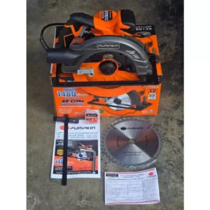 เลื่อยวงเดือนไฟฟ้า ตัดไม้ ขนาด 7นิ้ว กำลัง 1480วัตต์ PUMPKIN รุ่น 50146 / J-C7148P (รับประกัน 1ปี)
