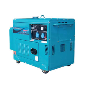 TOSAKI TDG7500KS เครื่องปั่นไฟดีเซล 7.5KW/10HP 220V. เครื่องยนต์ 4 จังหวะ 1 ลูกสูบ รุ่นเก็บเสียง